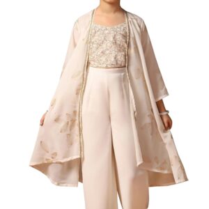 Fashion Dream Girls Georgette Salwar Suit Set|Girls Ethnic Salwar Suit Set|Girls Salwar Suit Set|Traditional Outfit|Salwar Suit For Kids