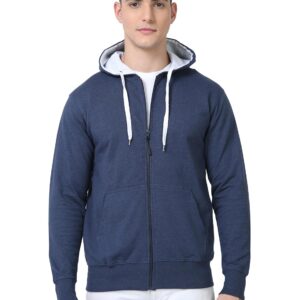 Scott International Cotton Hoodie for Men | Stylish Sweatshirt With Zip | Winter Wear Pullover