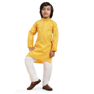 Pro-Ethic Style Developer Boys Cotton Kurta Pajama For Kid's Ethnic Wear | Kurta Pajama set (S-231)