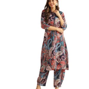 Leriya Fashion Ethnic Co Ord Set for Women || Rayon Kurta Pant Set || Office Wear Kurta Set for Women || Casual Kurti Set || Simple Kurta Set for Women || Co Ord Kurta Set for Women