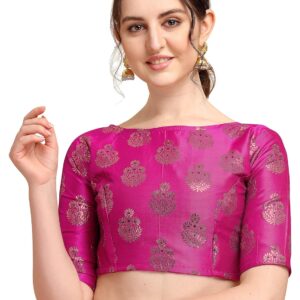 OOMPH! Jacquard Readymade Women Fitted Blouse - Crosssquare