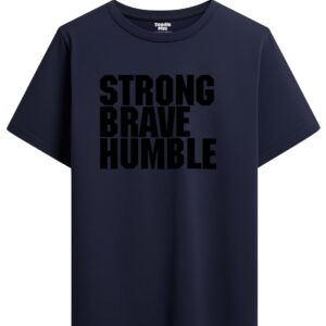 Toodlegram Strong Brave Humble Bench Men/Women Tshirt, 100% Cotton Regular Fit Graphic Printed Tshirt, Plus Size Collection, Sizes S-7XL, All Plus Sizes