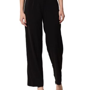 KOTTY Women's Straight Fit Mid Rise Trouser