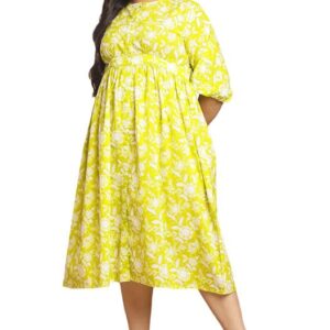 Janasya Women Below The Knee Dress