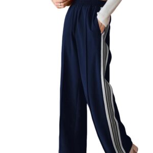 GRECIILOOKS Women's Relaxed Fit High Rise Trouser