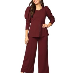 GRECIILOOKS Spandex Ethnic Wear Co Ord Set for Women | Co Ord Set for Women Stylish | Festive Co Ord Set for Women | Travel Co Ord Set for Women | Full Sleeve Women Co-Ord Set