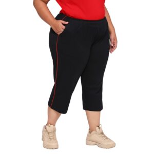 VAISHVIK Women Plus Size Capri 3/4th