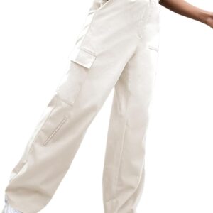 GRECIILOOKS Women Cargo Pant | Women Trousers | Women's HIGH-Waisted Pant | Women Trousers Pants | Korean Trousers for Women