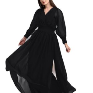 Femvy Designer Georgette Gown for Women