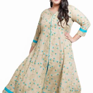 Yash Gallery Women's Rayon Relaxed Fit Anarkali Kurta
