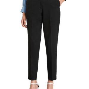 Symbol Premium Women's 'Desk-to-Dinner' Slim Fit 4-Way Stretch Formal Trousers (Flexi-Waist | Easy Care)