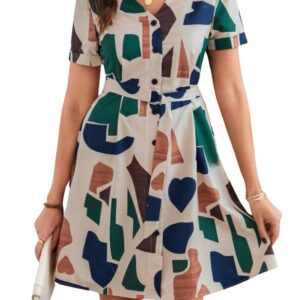 Leriya Fashion Women's Fit and Flare Knee Length Dress