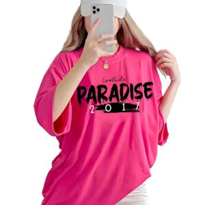 LEOTUDE Women Cottonblend Half Sleeve Oversized Regular Fit T-Shirts
