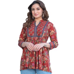 Arayna Women's Cotton Relaxed Fit Top