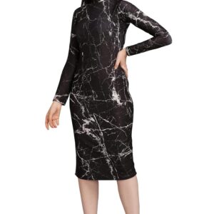PURVAJA Women’s Bodycon Knee Length Dress(Siri-Turtle)