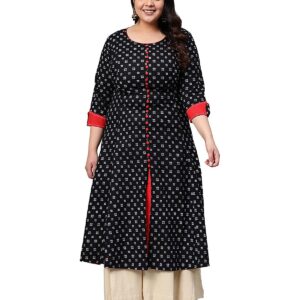 Yash Gallery Women's Cotton Relaxed Fit Anarkali Kurta