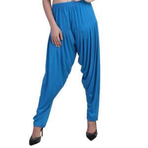 MAGILAM Viscose Solid Patiala Pants (33 Colours)