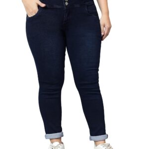 Nifty Women's Denim Stretchable High Waist Plus Size Jeans