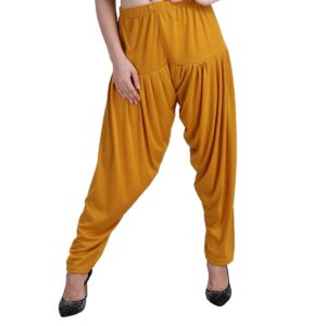 MAGILAM Viscose Solid Attractive Pleated Pattern Casual wear Patiala Pants for Womens (Multicoloured;L,XL,2XL,3XL,4XL)