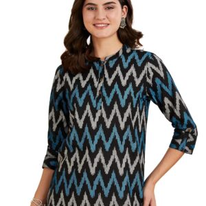 Amazon Brand - Myx Women's Cotton Regular Fit Casual Kurti