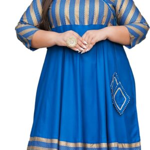 Yash Gallery Women's Rayon Relaxed Fit Anarkali Kurta