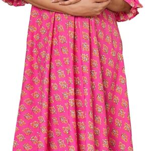 Yash Gallery Women's Rayon Relaxed Fit Anarkali Kurta