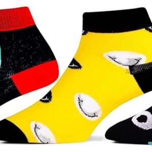RC. ROYAL CLASS Boy's & Girl's Ankle Length Cotton & Spandex Socks (Pack of 5)(Multicolored)