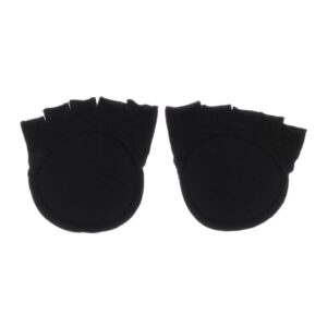 MYADDICTION Invisible No Show Five Toe Half Feet Socks Fingerless Half Socks Black Clothing Shoes & Accessories | Womens Clothing | Hosiery & Socks | Socks