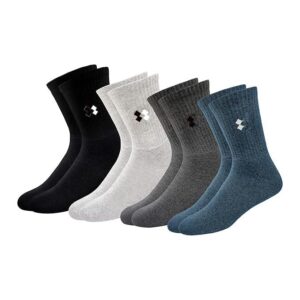 Ephemeral CLASS Men's Thick & Warm Woolen Winter Wear Terry Cushioned Thermal Socks For Men, Calf Length Towel Multicolored Socks, Free Size, Multicolored_ Pack Of 3 Pairs