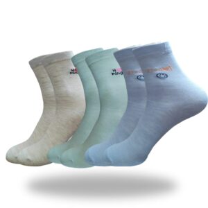 Calbro Women Lycra Socks, Ankle Length, pack of three