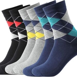 VDangi Cotton Regular Length Socks for Men, Made with Thermal Control, Extra Cushioning for Support & Comfort with a Durable Welt, Ideal For All Season Wear (Pack Of 3)