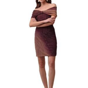 PURVAJA Women’s Bodycon Mini Length Dress (Wini-165-168)