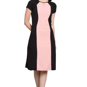 PURVAJA Women's Fit & Flare Knee-Length Dress(Lucy-051-052-053-054)