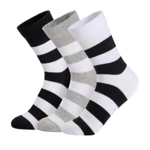 VDangi Crew Casual Design Socks For Men, Made with Breathable, Anti Odour & Moisthre Absorbent Combed Cotton With A Extra Durable Welt,All Dat Wear (Pack Of 3 Pairs)