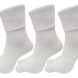 RC. ROYAL CLASS Women's Calf Length Towel Thick Woolen Thumb Socks(Pack of 3 Pairs)