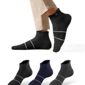 Symbol Premium Men's Ultra Soft Bamboo Socks Unisex | Sneaker/Ankle Length | Odour-Free & Anti-bacterial | Cushioned Base | Available in Combo Packs