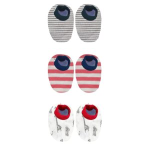 Kidbee Baby Printed Super Soft Cotton Hosiery Booties Set,Socks