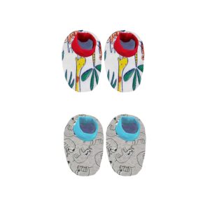 Kidbee Baby Hosiery Booty Set,Printed Socks Set for Newborn Baby Combo