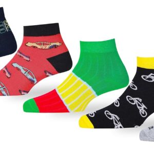RC. ROYAL CLASS Boys & Girls Ankle Length Premium Organic Cotton Multicolored Socks For Kids (Pack of 5 Pairs)