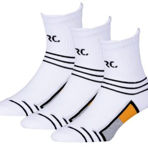 RC. ROYAL CLASS Men's Mid-Calf Length Sports Running & Training Cotton Socks (Pack of 3 Pairs)(Free Size)