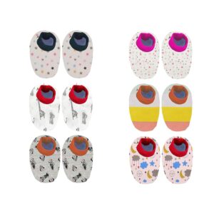 Kidbee Baby Printed Super Soft Cotton Hosiery Booties Set,Socks