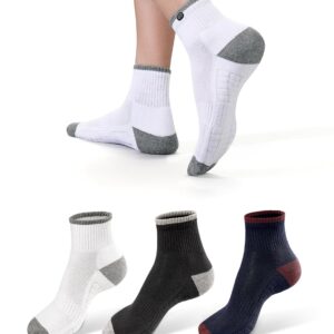 Symbol Premium Men's Cotton Sports Socks Unisex | High Ankle Length | Odour-Free & Anti-bacterial | Cushioned Base | Available in Combo Packs