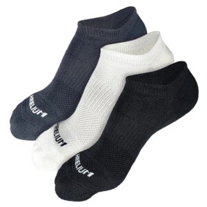 HEELIUM Bamboo Ankle Socks for Men | Ultra-Soft, Thin & Breathable | Odour-Free & Anti-Bacterial | 3X Softer than Cotton | Size (UK 4-9)