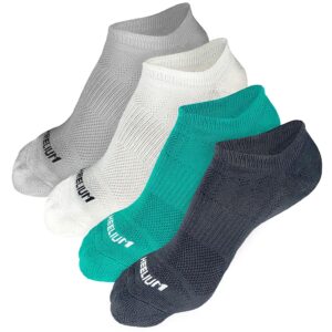 HEELIUM Bamboo Ankle Socks for Men | Ultra-Soft, Thin & Breathable | Odour-Free & Anti-Bacterial | 3X Softer than Cotton | Size (UK 4-9)