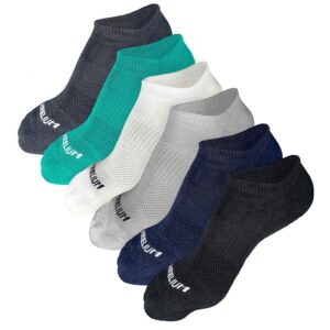 HEELIUM Bamboo Ankle Socks for Men | Ultra-Soft, Thin & Breathable | Odour-Free & Anti-Bacterial | 3X Softer than Cotton | Size (UK 4-9)