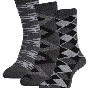 RC. ROYAL CLASS Men's Woolen Calf Length Thick Terry/Towel Socks(Pack of 3 Pairs)(Winter wear socks)